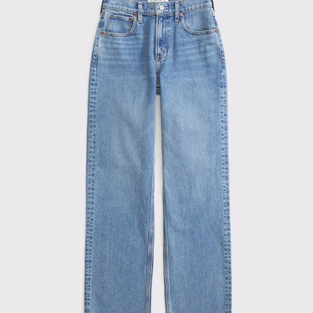 Abercrombie & Fitch High Rise Blue Jeans
